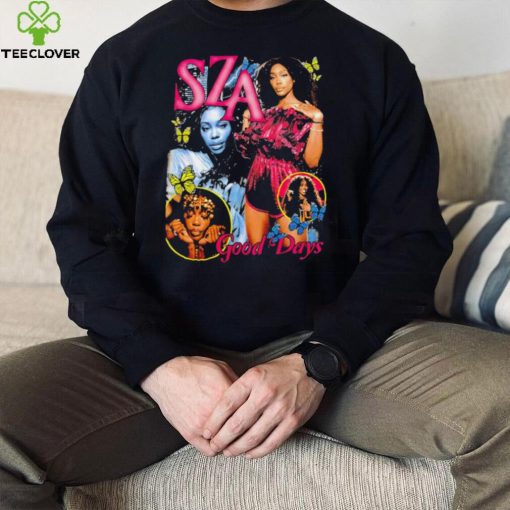 SZA Pink good days portrait vintage shirt