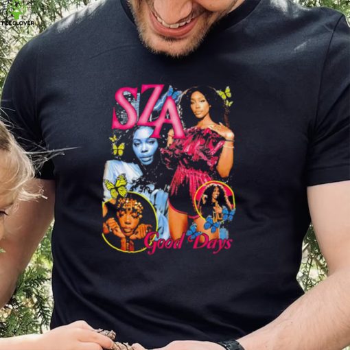 SZA Pink good days portrait vintage shirt