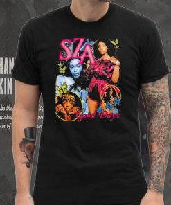 SZA Pink good days portrait vintage shirt