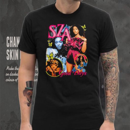 SZA Pink good days portrait vintage shirt