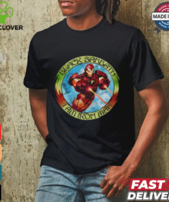 Sabbath I Am Iron Man Circle Design T Shirt