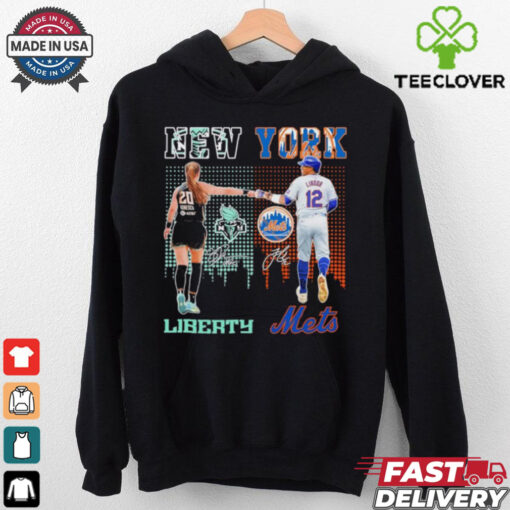 Sabrina Ionescu New York Liberty X Francisco Lindor New York Mets Shirt