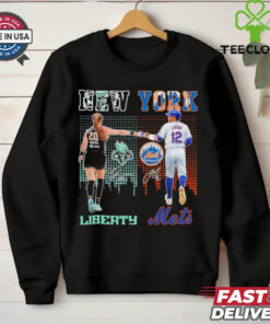 Sabrina Ionescu New York Liberty X Francisco Lindor New York Mets Shirt