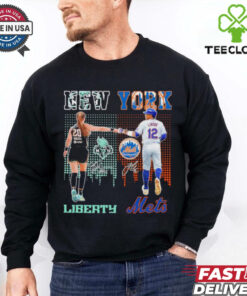 Sabrina Ionescu New York Liberty X Francisco Lindor New York Mets Shirt