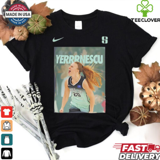 Sabrina Ionescu New York Liberty Yerrrnescu photo shirt