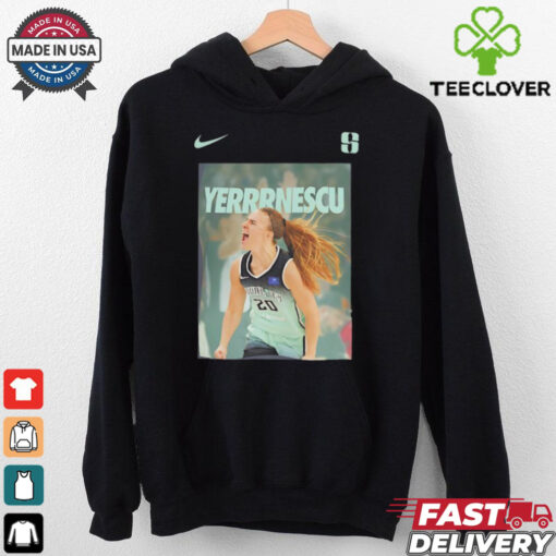 Sabrina Ionescu New York Liberty Yerrrnescu photo shirt