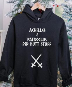 Sacha coward wearing achilles and patroclus did butt stuff shirt