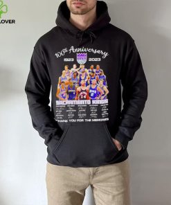 Sacramento Kings 100th anniversary 1923 2023 thank you for the memories signatures hoodie, sweater, longsleeve, shirt v-neck, t-shirt