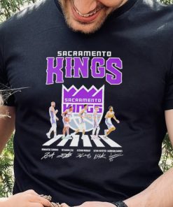 Sacramento Kings Abbey Road signatures shirt