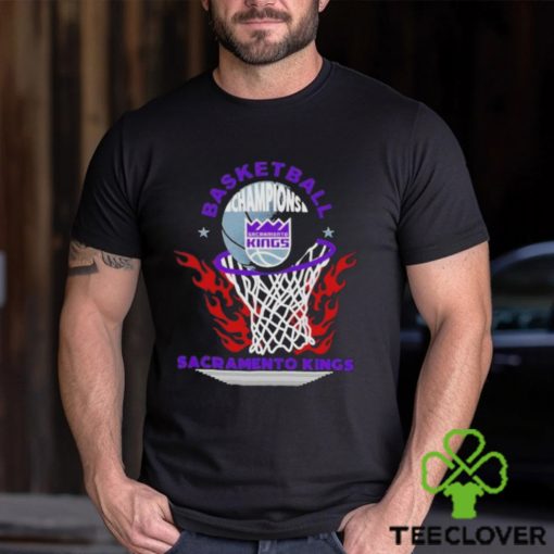 Sacramento Kings Basketball Champions Fire Logo 2023 Shirt