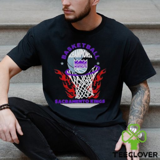 Sacramento Kings Basketball Champions Fire Logo 2023 Shirt