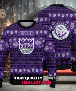 Sacramento Kings Basketball Team 3D Christmas Sweater
