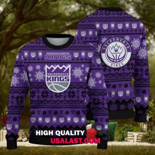 Sacramento Kings Basketball Team 3D Christmas Sweater