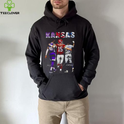 Sacramento Kings Harrison Barnes Kansas City Chiefs Patrick Mahomes Kansas City Royals Signatures hoodie, sweater, longsleeve, shirt v-neck, t-shirt