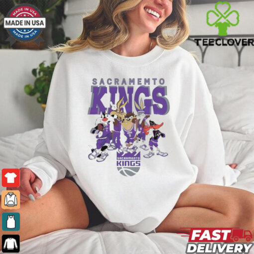 Sacramento Kings Looney Tunes characters NBA basketball shirt
