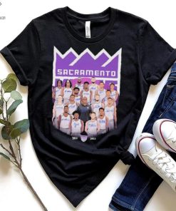 Sacramento Kings Team NBA Playoff 2022 2023 Caricatures Signatures Shirt