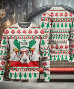 Sad Dog Ugly Christmas Sweater Knitted Gift For Men And Women