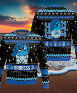 Sadness Inside Out Ugly Christmas Sweater