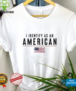 Sage Steele Wearing I Identify As An American Flag Shirt