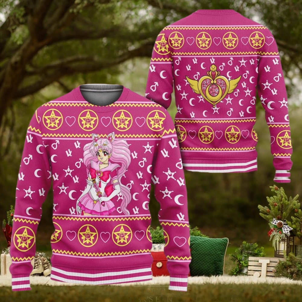 Sailor Chibiusa Sailor Moon Anime Xmas Sailor Moon Gift Ugly Christmas Sweater For Men And Women Sailor Chibiusa Sailor Moon Anime Xmas Sailor Moon Gift Ugly Christmas Sweater For Men And Women