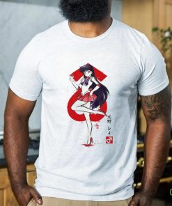 Sailor Mars sumi e cartoon shirt 1 Sailor Mars sumi e cartoon shirt
