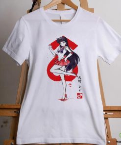 Sailor Mars sumi e cartoon shirt 3 Sailor Mars sumi e cartoon shirt