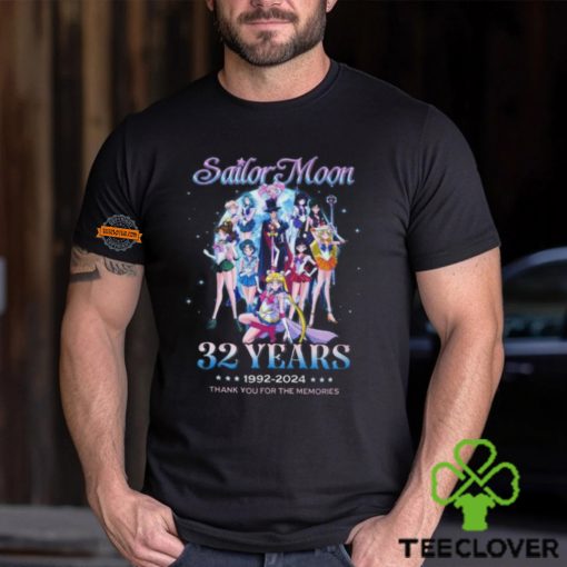 Sailor Moon 32 Years 1992 2024 Thank You For The Memories T Shirt