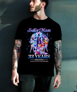 Sailor Moon 32 years 1992 2024 thank you for the memories hoodie, sweater, longsleeve, shirt v-neck, t-shirt