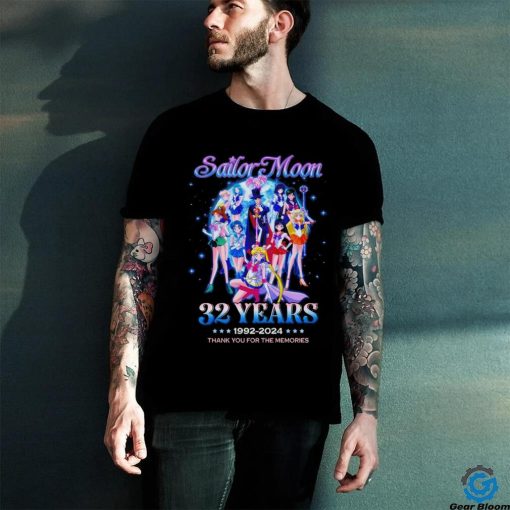 Sailor Moon 32 years 1992 2024 thank you for the memories hoodie, sweater, longsleeve, shirt v-neck, t-shirt