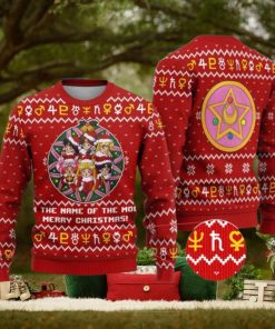 Sailor Moon Ugly Christmas Sweater Anime Xmas 3D Over Print Shirt