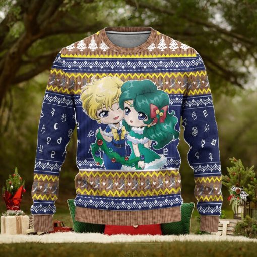 Sailor Uranus Sailor Moon Anime Xmas Women Mens Ugly Christmas Sweater