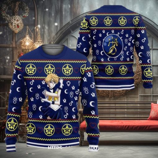 Sailor Uranus Ugly Christmas Sweater Moon Anime Xmas 3D Over Print Shirt