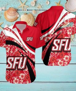 Saint Francis Red Flash 3D Hawaiian Shirt Hibiscus Sport Style NCAA Summer Beach For Fans Gift