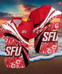 Saint Francis Red Flash 3D Hawaiian Shirt Hibiscus Sport Style NCAA Summer Beach For Fans Gift