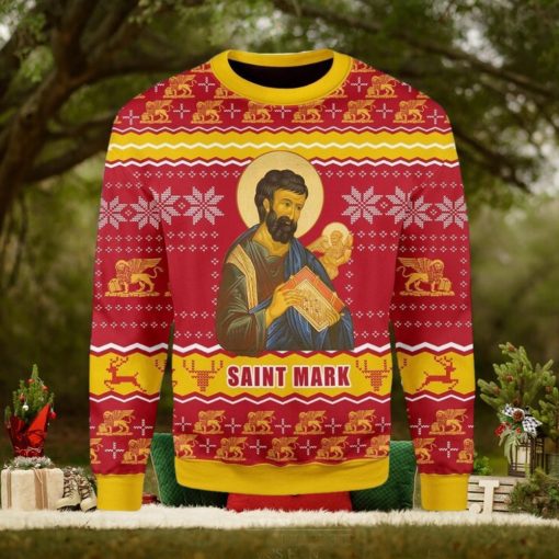 Saint Mark The Evangelist Ugly Christmas Sweater