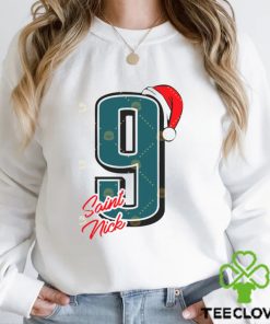 Saint Nick Foles 2 Santa Shirt