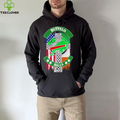 Saint Patrick’s day shamrock Buffalo Bills flag logo shirt