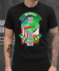 Saint Patrick’s day shamrock Buffalo Bills flag logo shirt