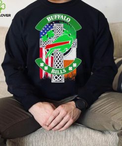 Saint Patrick’s day shamrock Buffalo Bills flag logo shirt