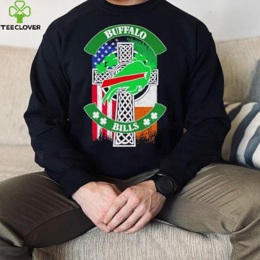 Saint Patrick’s day shamrock Buffalo Bills flag logo shirt