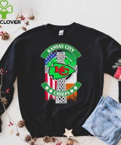 Saint Patrick’s day shamrock Kansas City Chiefs flag logo shirt