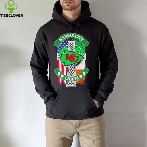 Saint Patrick’s day shamrock Kansas City Chiefs flag logo shirt