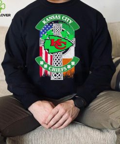 Saint Patrick’s day shamrock Kansas City Chiefs flag logo shirt