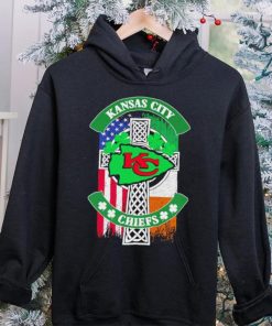 Saint Patrick’s day shamrock Kansas City Chiefs flag logo shirt