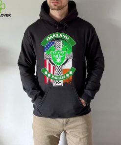 Saint Patrick’s day shamrock Oakland Raiders flag logo shirt 2 Saint Patrick’s day shamrock Oakland Raiders flag logo shirt