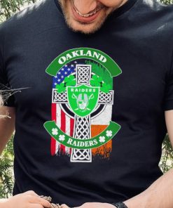 Saint Patrick’s day shamrock Oakland Raiders flag logo shirt 4 Saint Patrick’s day shamrock Oakland Raiders flag logo shirt