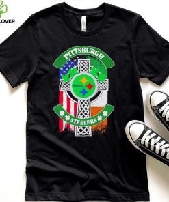 Saint Patrick’s day shamrock Pittsburgh Steelers flag logo shirt