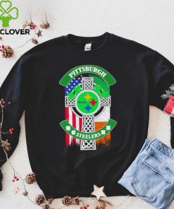 Saint Patrick’s day shamrock Pittsburgh Steelers flag logo shirt