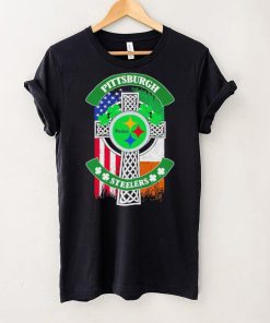 Saint Patrick’s day shamrock Pittsburgh Steelers flag logo shirt