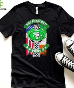 Saint Patrick’s day shamrock San Francisco 49ers flag logo shirt